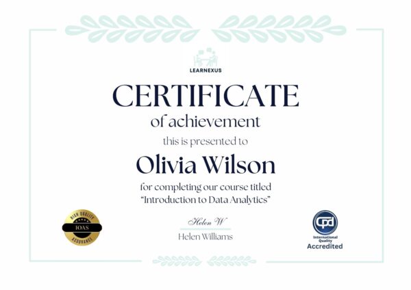 PDF Certificate